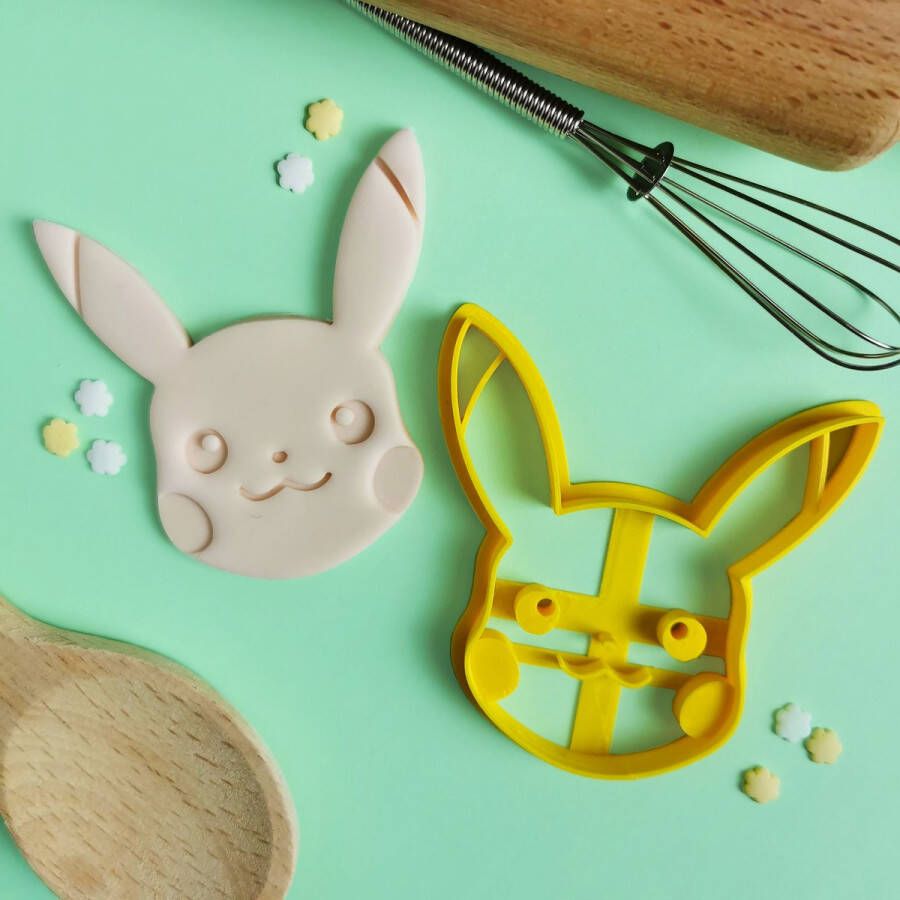 Pikachu koekvorm uitsteker koekjes fondant bakvorm koekjes vormen