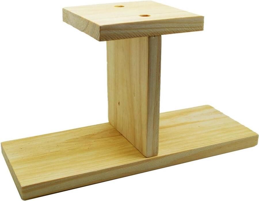 Pinewood Stands voor vetplanten- 3-zits kleine plantenstandaard-bloemenstandaard- verlengd formaat- Palmetto Housewares- 25x95x145cm