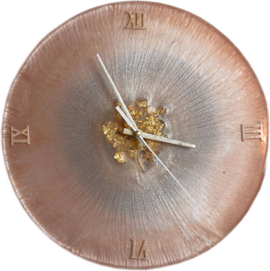 Intere Pinkleton Wandklok quartz stil uurwerk 30cm