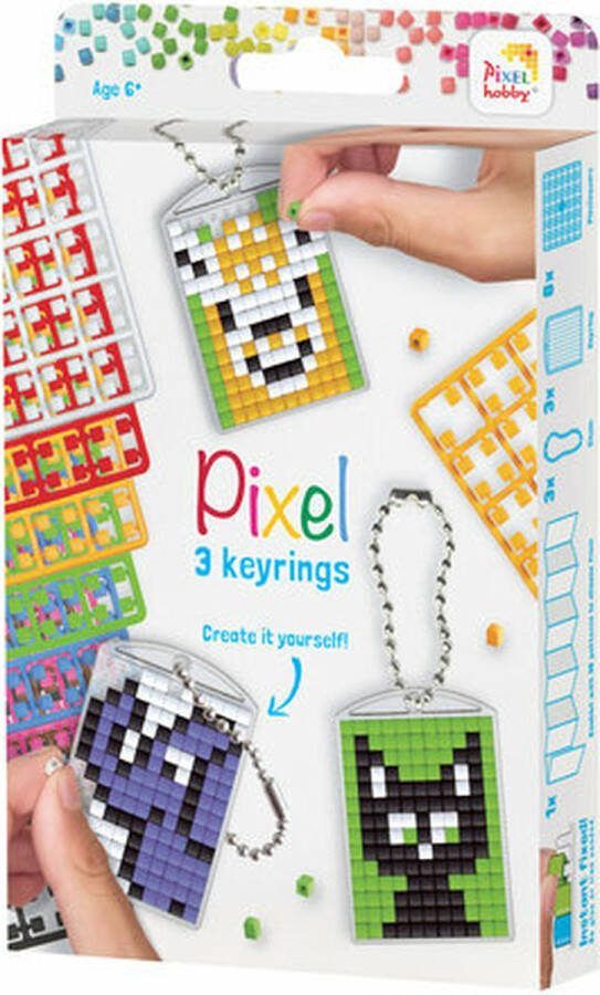 Pixelhobby medaillon set dieren