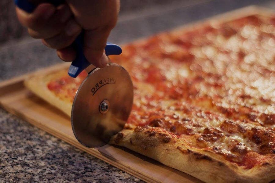 Pizza Cutter Blade 10 cm Removable Stainless Steel Food-Safe Ergonomic Handle Made in Italy