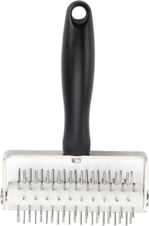 Pizza deegroller met kunststof handvat Tijd saver Pizza gat puncher Pizza naald roller wiel Rolling pinnen Voor pizza cookie cake gebak brood deeg
