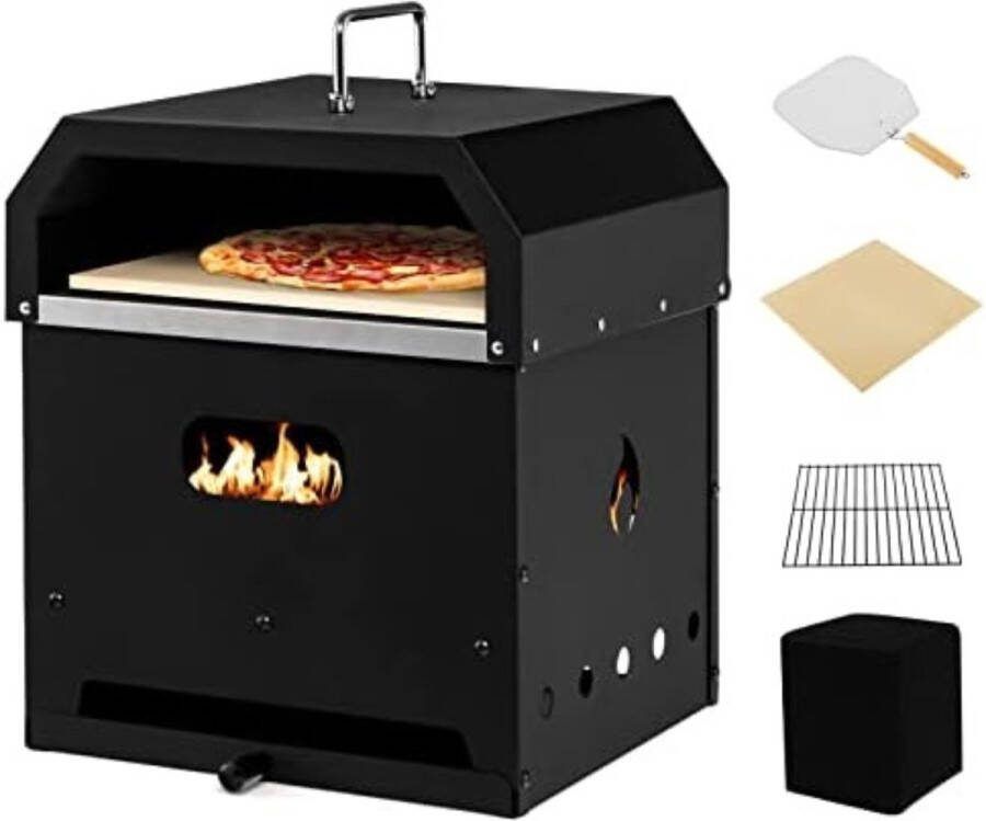 Pizza oven houtgestookte Pizza oven buiten Pizza oven tuin Pizzaoven houtgestookte Pizzaoven buiten 36 x 33 5 x 43 5 cm