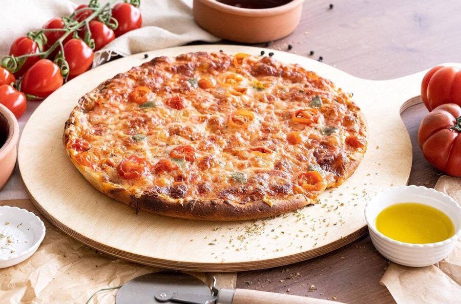 Pizzabord Elegant en praktisch Rond in verschillende maten 3 L