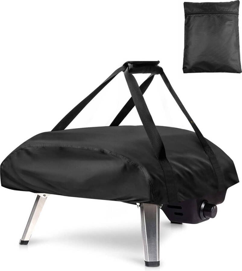 Pizzaoven Beschermhoes Zwart 60 x 66 x 22 cm Waterafstotend Pizza Oven Cover Hoes met Handvatten Hoes voor de Pizza Oven Bescherming Oven