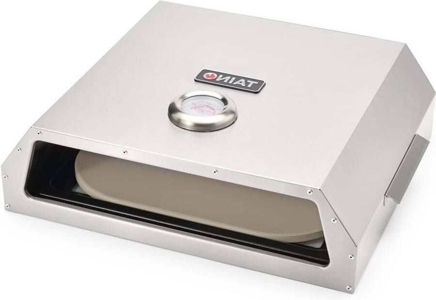 Pizzaoven met pizzasteen roestvrij staal pizza bakoven met pizza lifter pizza box
