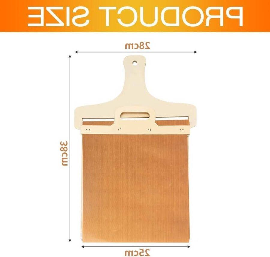 Pizzaschep sliding pizza shovel anti-slip perfect voor zelfgemaakte pizza Pizzaschep