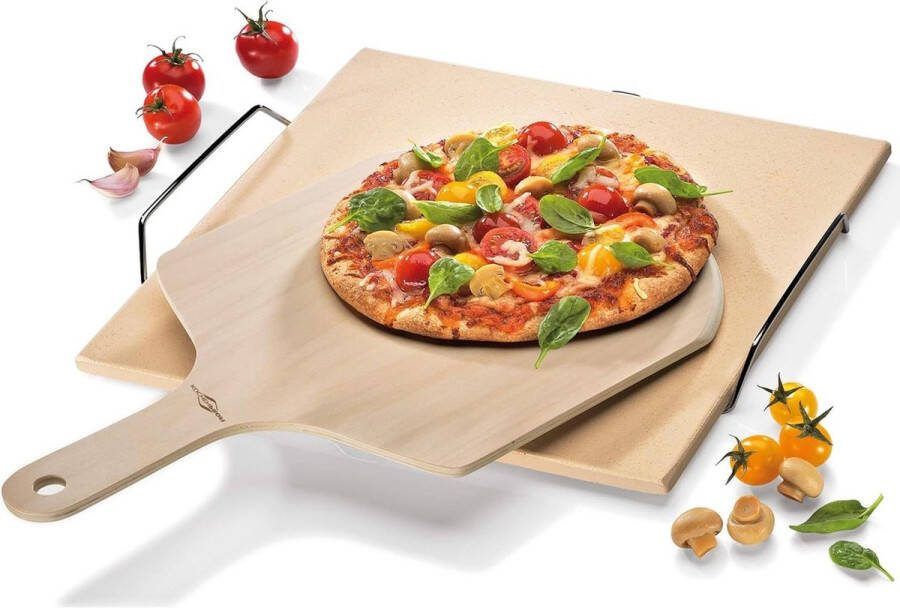 Pizzaschep van hout voor de BBQ natuurlijke uitstraling