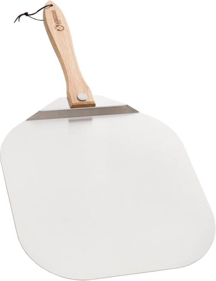 Pizzaschuiver 609 cm Opvouwbare handgreep Geperforeerde aluminium pizzaschep voor eenvoudig inschuiven van het pizzadeeg Perfect als ovenaccessoire en voor hobby pizzabakkers pizza accessoire