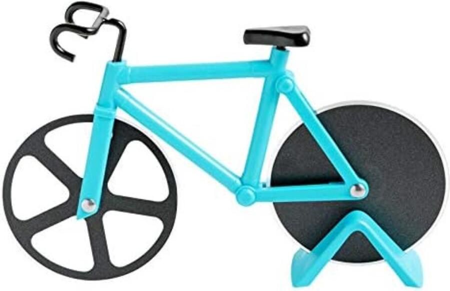 Pizzasnijder Pizzaknipper ‎18 x 10 5 x 2 95 cm Fiets-Blauw‎