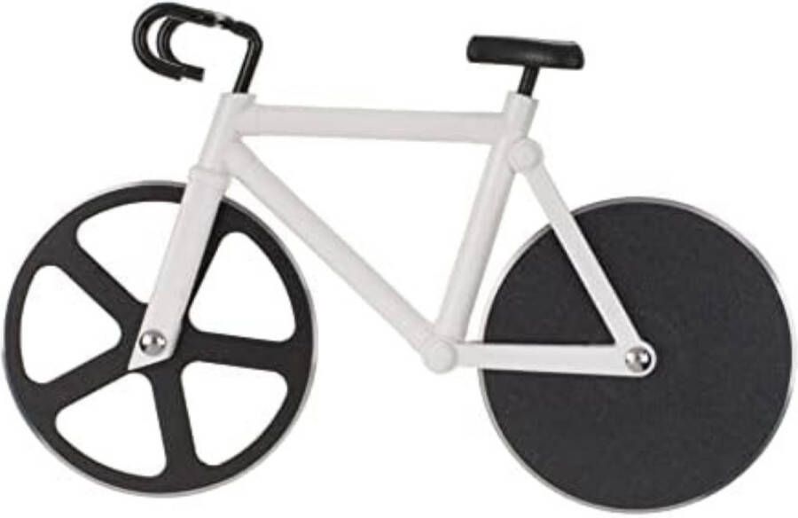 Pizzasnijder Pizzaknipper ‎19 2 x 12 1 x 3 9 cm Fiets Wit