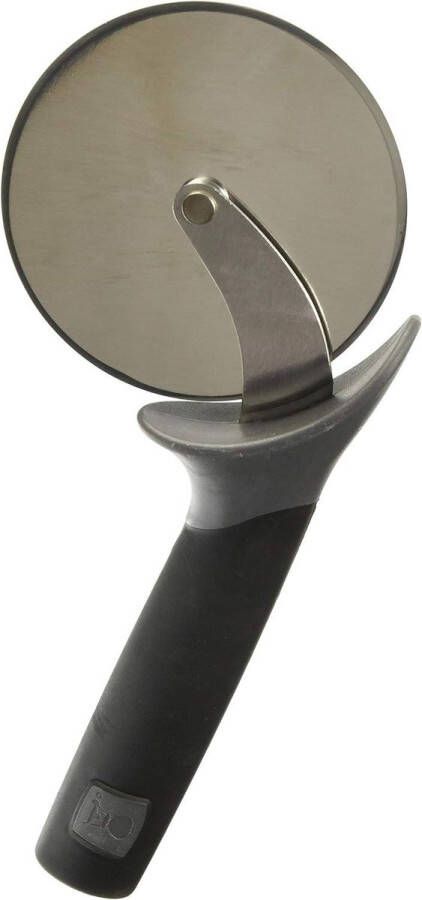 Pizzasnijder voor barbecue en keuken Keukengerei en barbecuegereedschap Slipvrij handvat zilver (6690) pizzasnijder