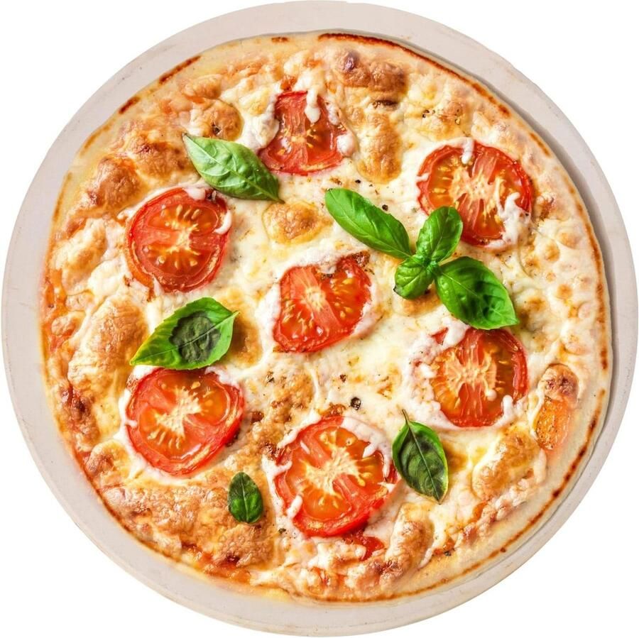 Pizzasteen 30 cm cordieriet hittebestendig voor knapperige bodem en sappige topping