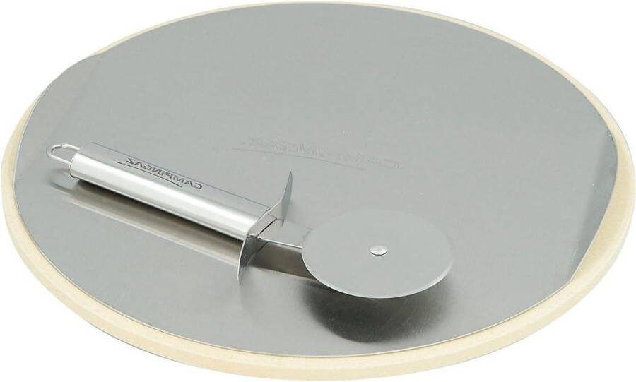 Pizzasteen Culinary Modular System Snijwiel Roestvrijstalen dienblad Ø 30 cm 156 kg pizza stone
