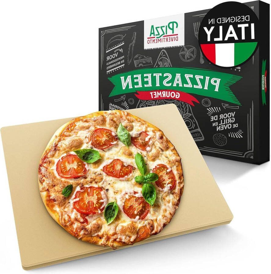 Pizzasteen van cordieriet voor oven en gasgrill Voor krokante bodem en sappig beleg pizza stone