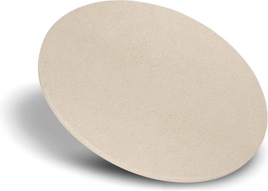 Pizzasteen voor gasgrill en bakoven van keramiek Ø 315 cm Grillaccessoire Tarte flambée pizza stone