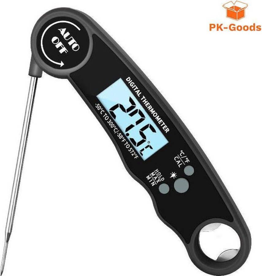 PK Goods BBQ thermometer- BBQ Accesoires -Draadloze Thermometer- Kernthermometer waterdicht- vleesthermometer