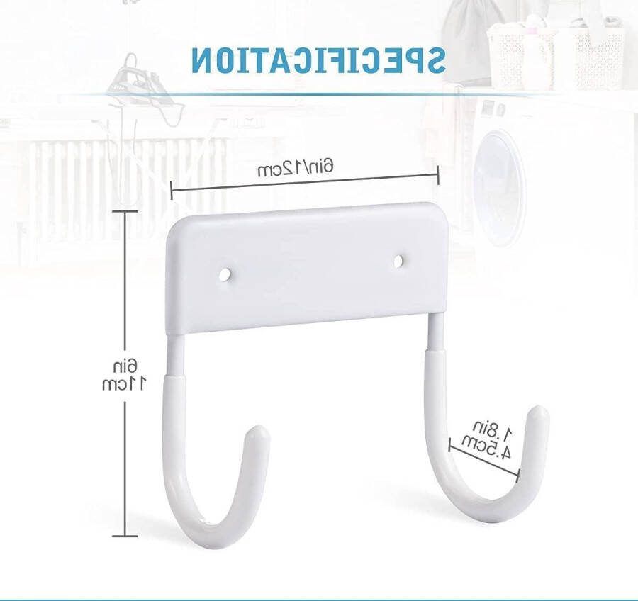 Plank ophanging Strijkplank aan de muur gemonteerde houder Mat wit Strijkplank