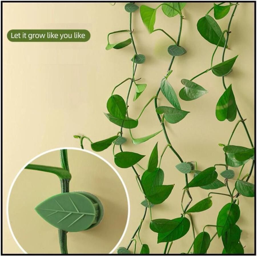 Plant Clips Plant Ondersteuning Vorm Van Blad Klimplant Begeleider Opbinden Plant Steun Herbruikbaar Tuin Clips 50 STUKS