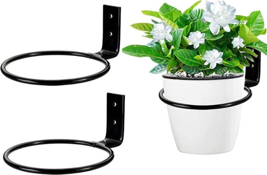 Plantenhanger Metalen Bloempotring Muur Hangen Geschikt voor Bloempotten Balkons en Gangen Versieren