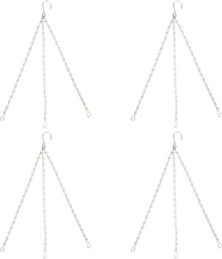 Plantenhanger Planthanger Hangende Ketting 304 Roestvrij Staal Tuin Bloempot Mand Vervangende Ketting Hangende Vogelvoeders Lantaarns Plantenbak