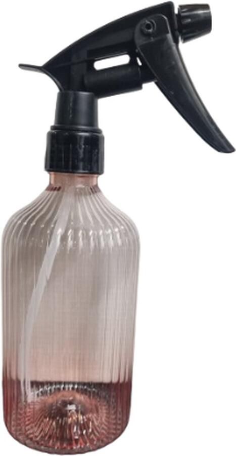 Plantenspuit RIBBED Collection Roze Kunststof 500 ml Spray Plantenspray Spuit Sproeier