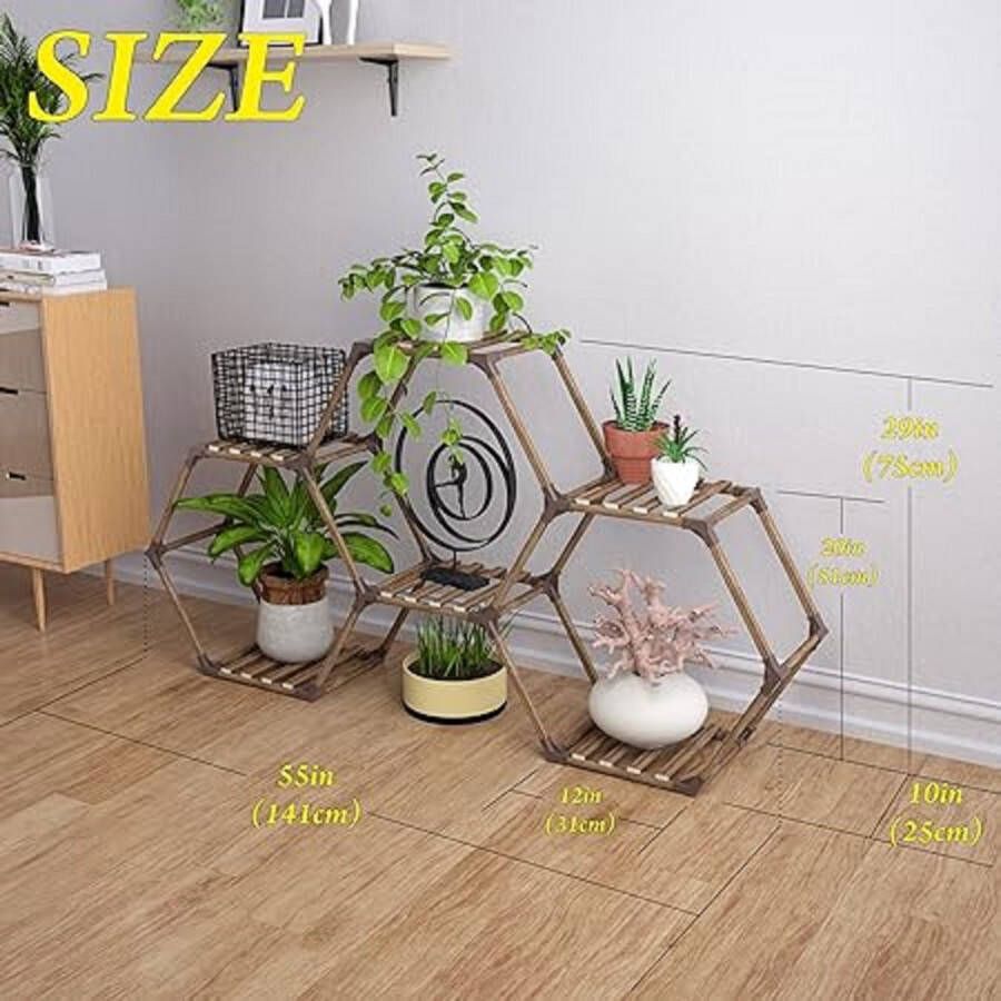 Plantentafel Plantstand bloemstand 147.1 x 25.9 x 74.9 centimetres