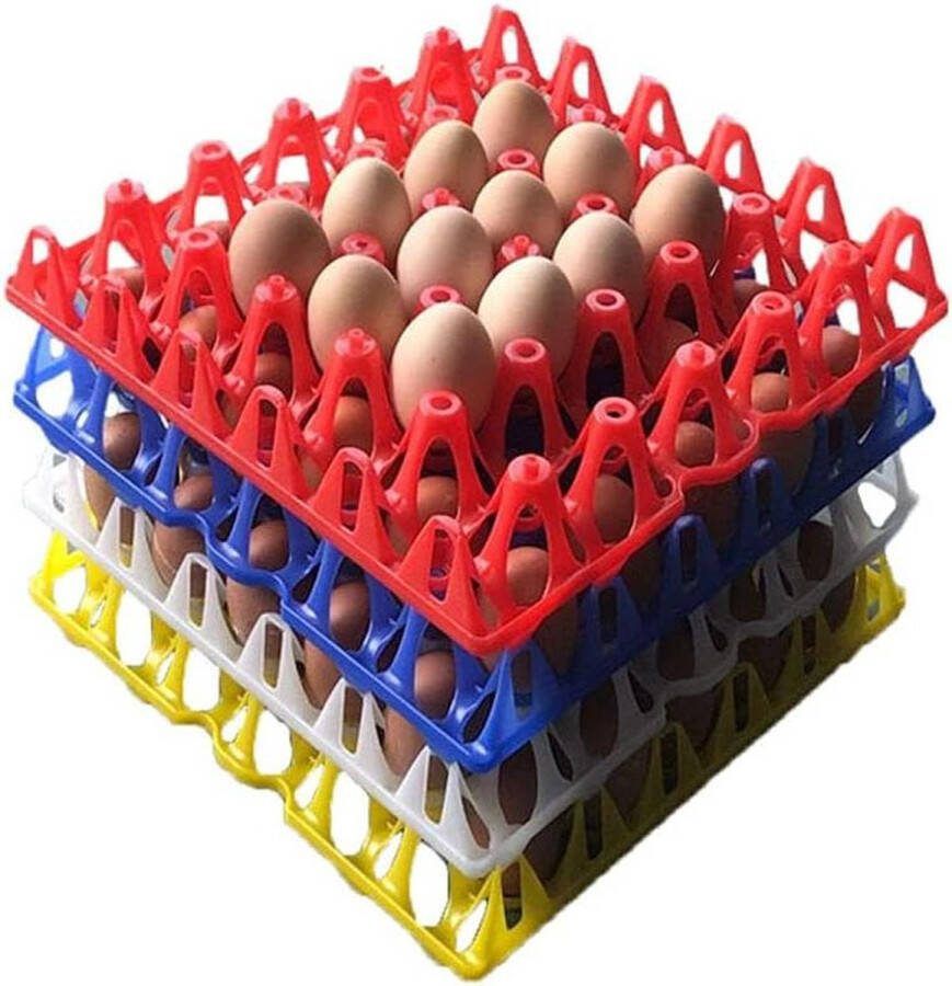 Plastic Ei Dienbladen 10 STKS houdt 30 eieren Ei Opslag Houder In 4 Kleuren egg tray