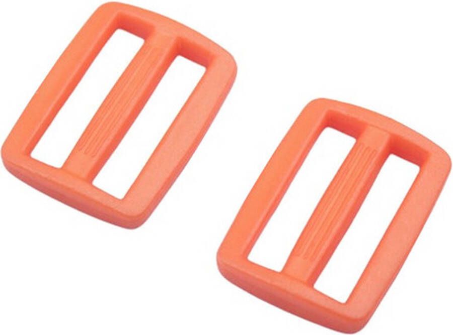 Plastic gesp 14 millimeter 10 Stuks paracord armband paracord armband survival Oranje