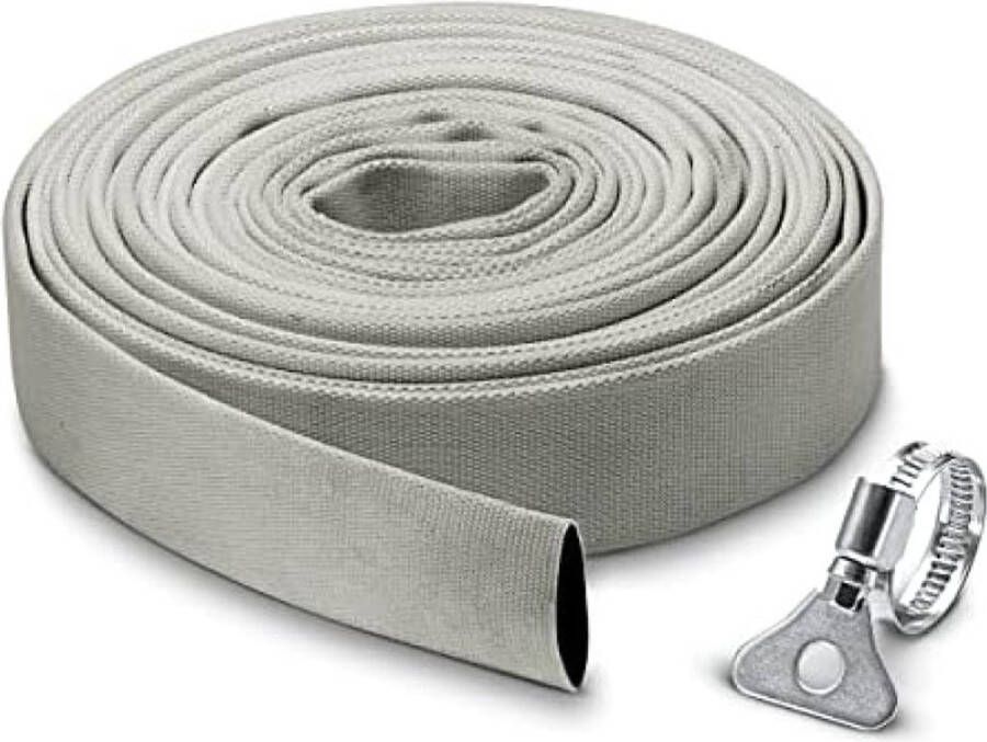 Platte slang 10 m extra sterk (1 4 inch) voor dompelpompen