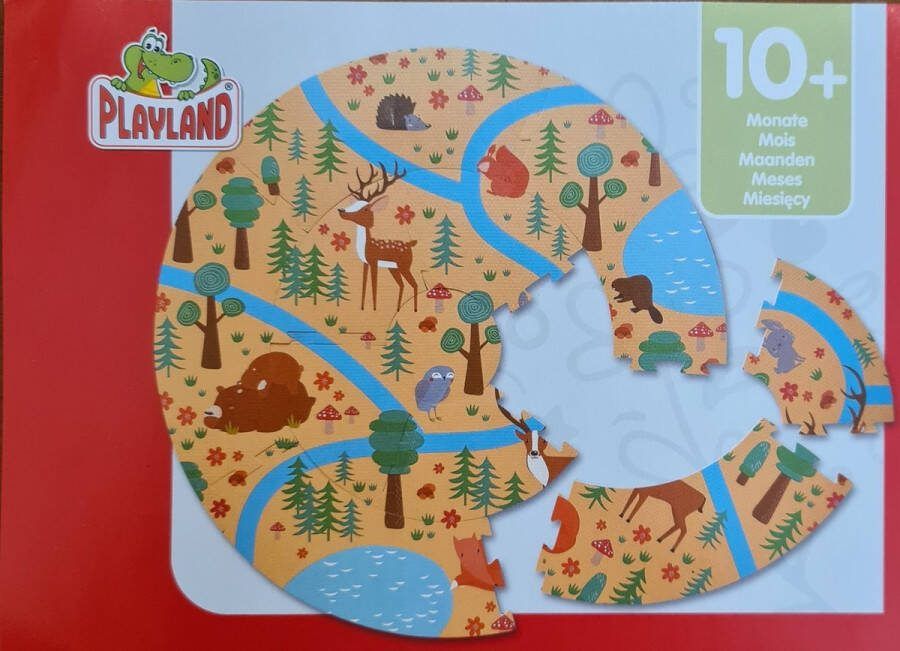 Playland Puzzelmat 11 stukjes Ø ca. 100 x 1 cm