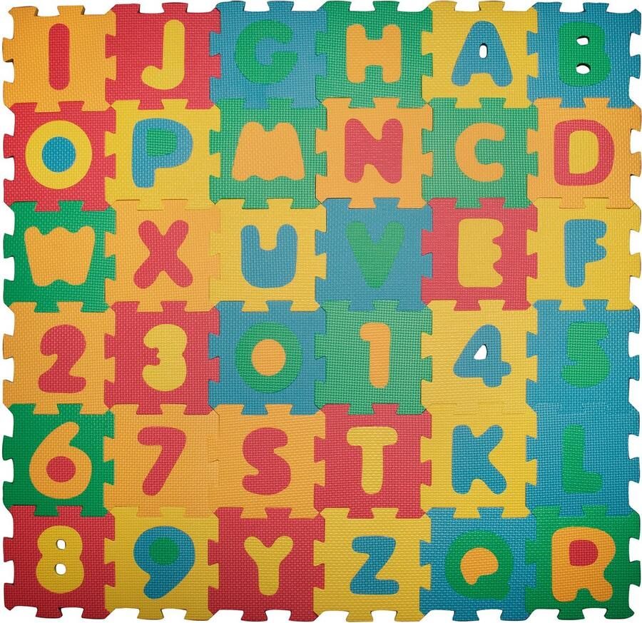 Playland Puzzelmat 80 stuks 90x90x1 cm
