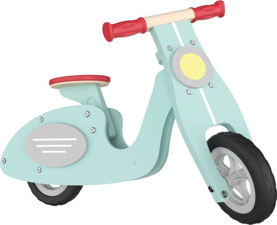 Playtive Houten loopfiets Scooter In hoogte verstelbaar zadel stimuleert de motoriek en traint het evenwicht Aanbevolen leeftijd: vanaf 2 jaar