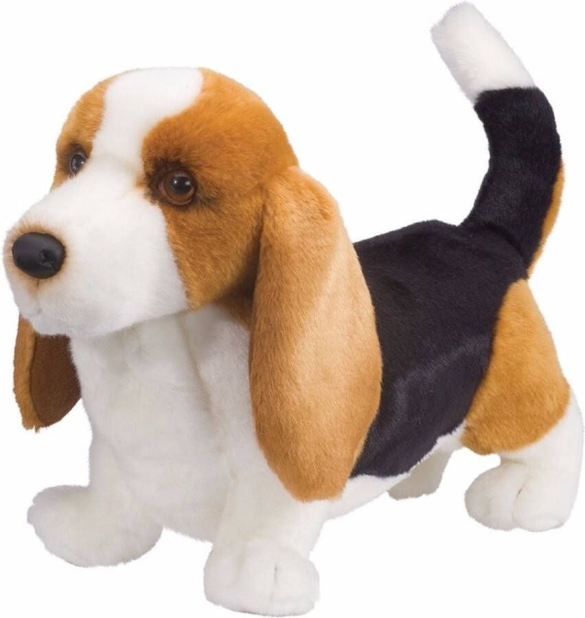 Merkloos Pluche Basset hond knuffel 41 cm