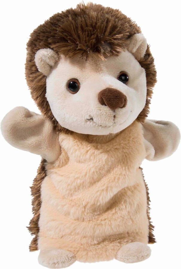 Merkloos Sans marque Pluche bruine egel handpop knuffel 25 cm Egels dieren knuffels Poppentheater speelgoed kinderen