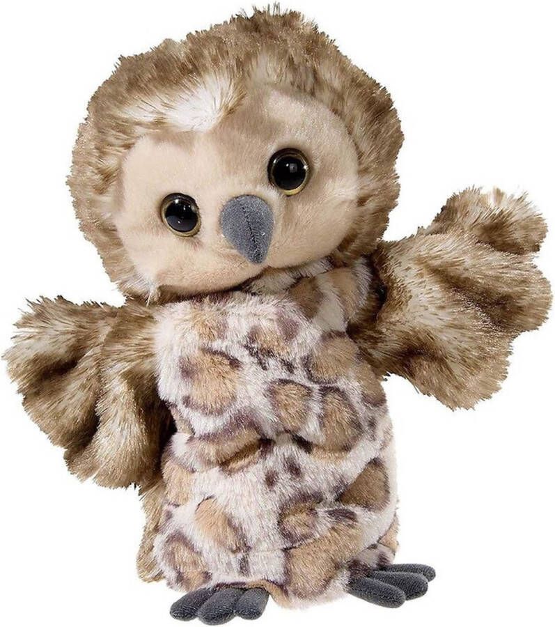 Pluche bruine uil handpop knuffel 31 cm Uilen knuffels Poppentheater speelgoed kinderen