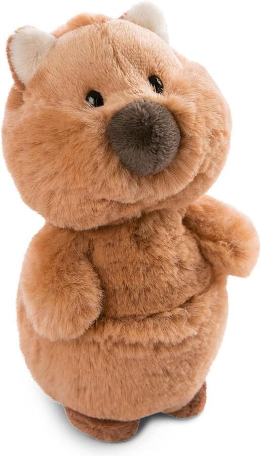 Pluche Quokka Knuffel 15 cm Eco-vriendelijke Bruin-Groene Wallaby Zacht & Duurzaam Materiaal Ideaal voor Kinderen en Baby's