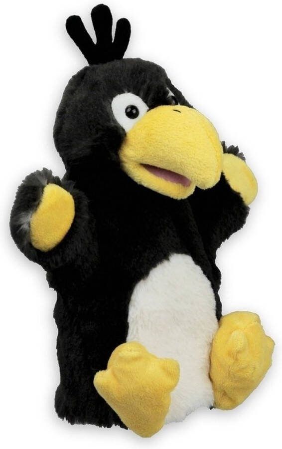 Pluche raaf kraai handpop knuffel- Vogel knuffels Poppentheater speelgoed kinderen