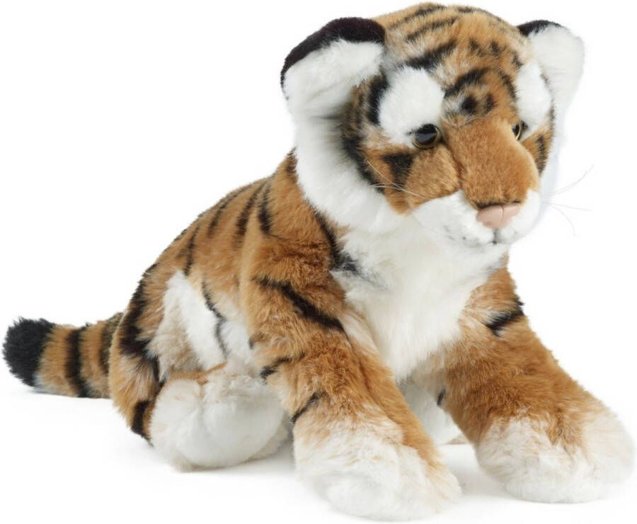 Pluche tijger welpje gestreept knuffel 35 cm Safaridieren knuffeldieren Speelgoed voor kinderen