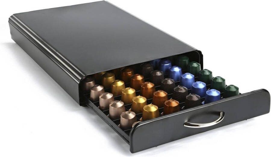 Pod Koffiecapsulehouder van metaal voor 60 stuks Nespresso opslag. capsulehouder nespresso