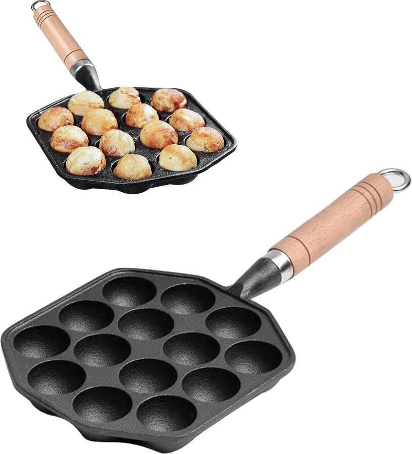 Poffertjespan Poffertjesplaat gietijzer