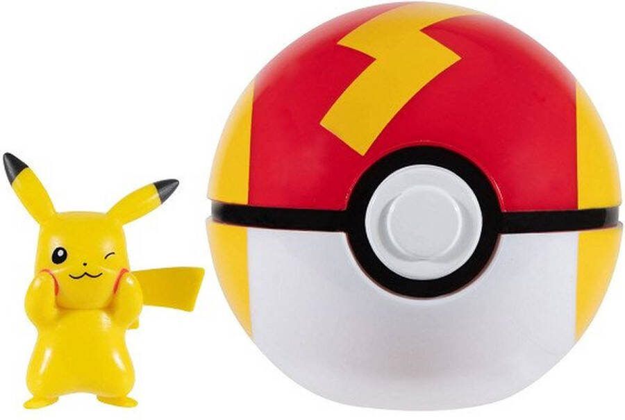 Pokémon Clip 'N' Go Pikachu en Fast Ball Speelset 2dlg