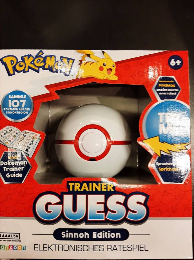 Pokémon Pokemon trainer Guess Trivia spel Duitstalige uitgave