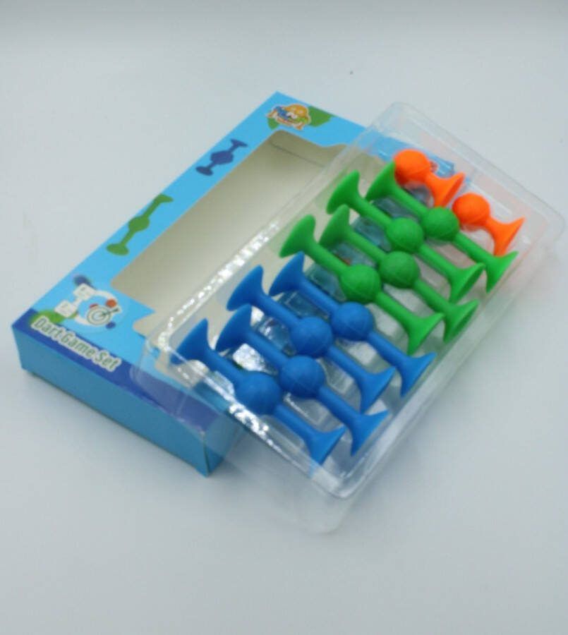 Polaria Sticky darts – Pop darts game – Pop darts – Sticky darts game – Zuignap spel – Siliconen dartpijlen – Fidget toys – Pop tarts – Throw darts – Feestspel – Party game – Kerstcadeau – Spel voor de familie