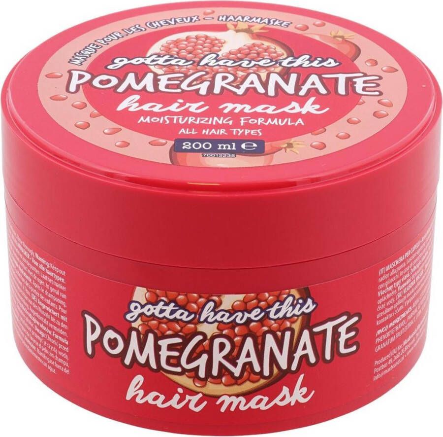 Pomegranate Haarmasker alle Haartypes 200 ml