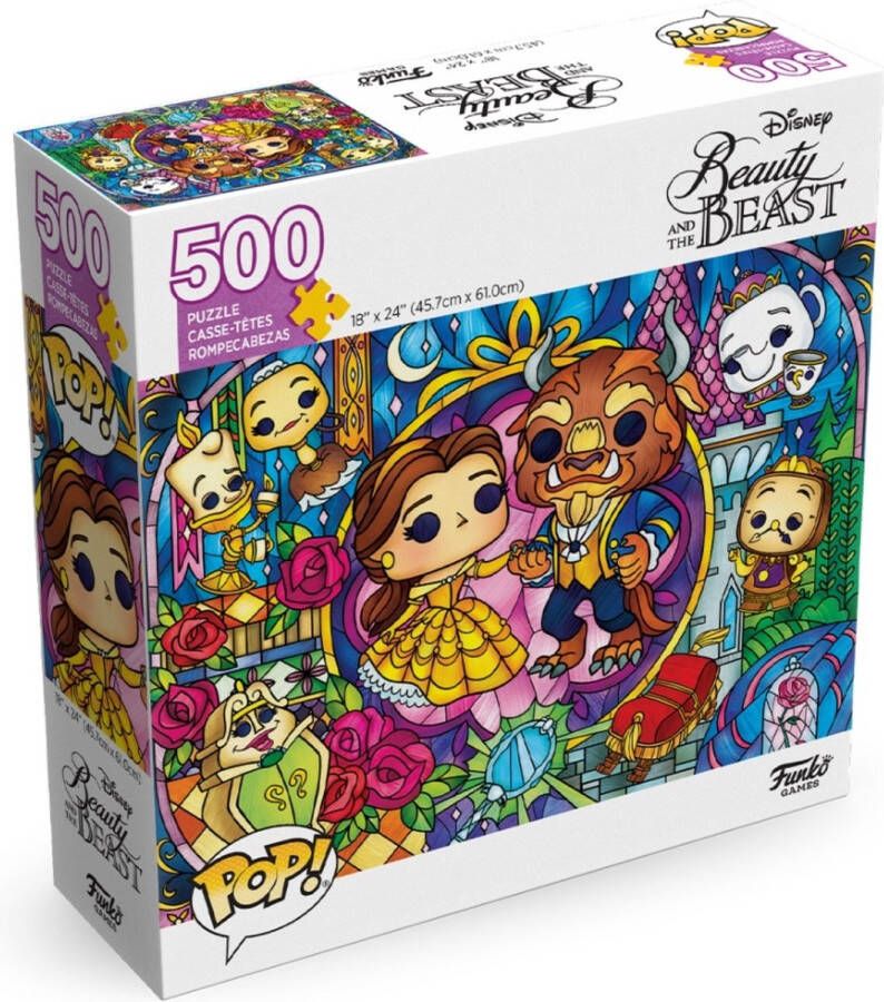 Pop Puzzels: Disney Beauty and the Beast Funko Pop