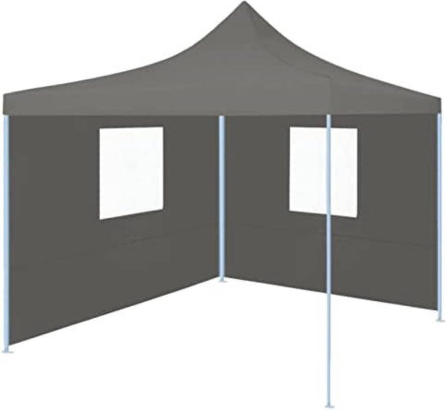 Pop up partytent opvouwbaar Vouwtent Partytent opvouwbaar met zijwanden 291 x 291 x 315 cm 2 muren