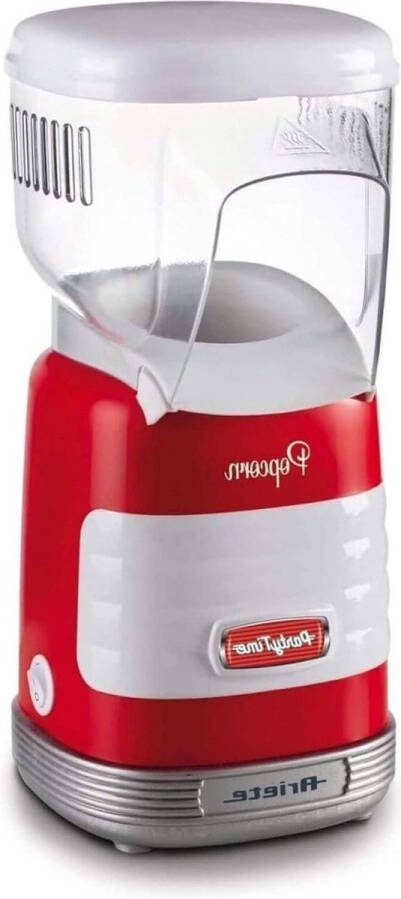 Popcorn machine Party Time Pop Corn 60 g maïs Pop Corn in 2 minuten met hete lucht vetvrij 1000 watt rood