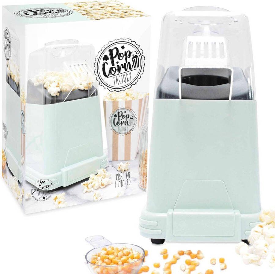 Popcorn machine Popcorn Popcornmakers Popcornmachine 1100W Zonder olie of boter Perfect voor een feestje!