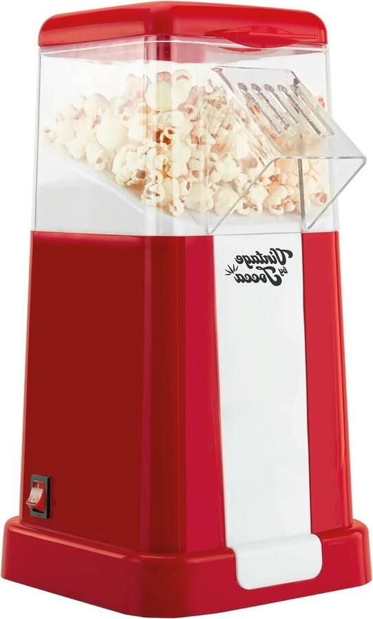 Popcorn machine Popcorn ready in 3 minutes Healthy pop corn Measure cup Included popcorn bowl